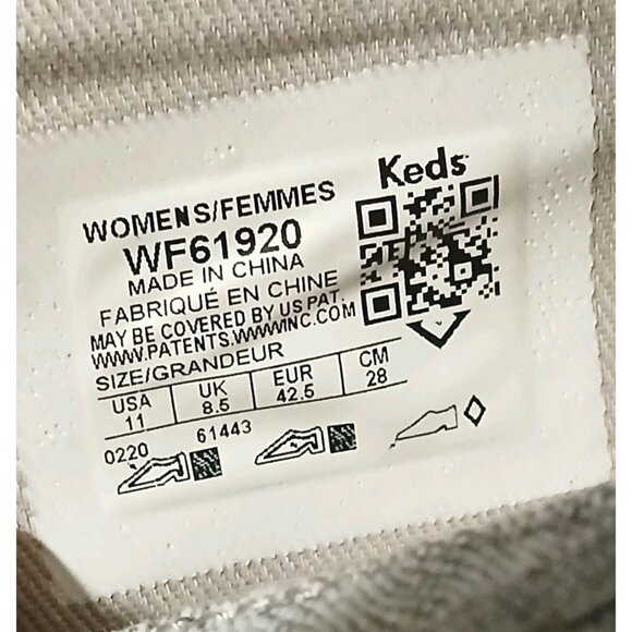 Keds Women's Double Decker Canvas Slip On Sneakers Sz 11 - Picture 5 of 6